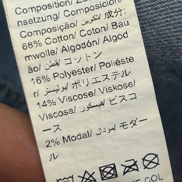 Shein Curve Plus Size 0XL Denim Short Sleeve Shirt Dress Pockets - Picture 4 of 6